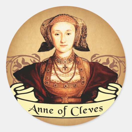 Sticker Rond Anne of Cleves Classic (Devant)