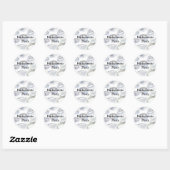 Sticker Rond Anneaux (Feuille)