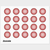 Sticker Rond Anneaux (Feuille)