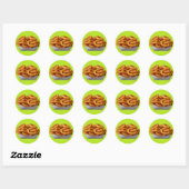 Sticker Rond Anneaux d'oignon (Feuille)