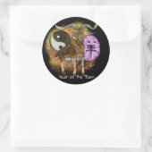 Sticker Rond Année chinoise du bélier (Sac)