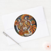 Sticker Rond Année chinoise du tigre (Enveloppe)