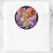 Sticker Rond Année chinoise du zodiaque du lapin (Sac)