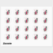 Sticker Rond Année de la Chèvre 2027 (Feuille)