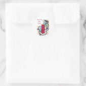 Sticker Rond Année de la Chèvre 2027 (Sac)