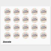 Sticker Rond Année de naissance - Vers 1983 (Feuille)