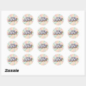 Sticker Rond Année de naissance - Vers 1987 (Feuille)