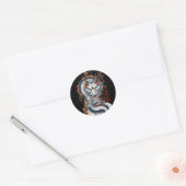 Sticker Rond Année du Dragon (Enveloppe)