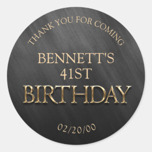 Sticker Rond Anniversaire