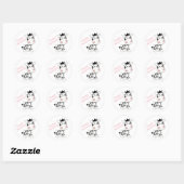 Sticker Rond Anniversaire (Feuille)