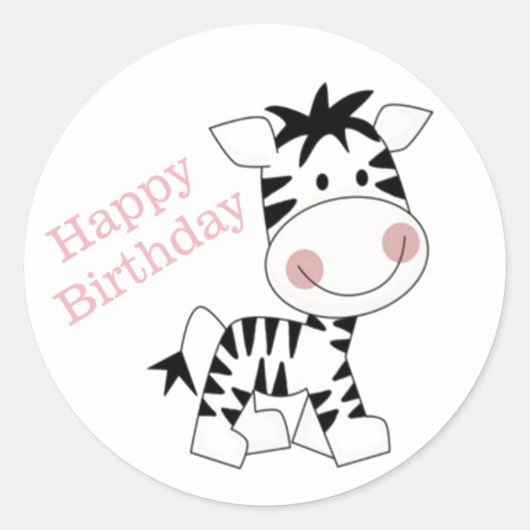 Sticker Rond Anniversaire (Devant)