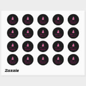 Sticker Rond anniversaire%20cake, Shhh...C'est une surprise ! ! (Feuille)