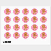 Sticker Rond Anniversaire 2 ans (Feuille)