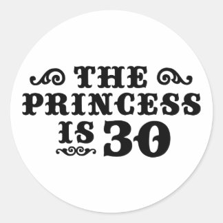 Sticker Rond Anniversaire 30 ans