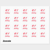 Sticker Rond anniversaire 47 (Feuille)