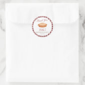 Sticker rond Anniversaire Cutie Pie (Sac)