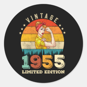 Sticker Rond anniversaire de 70 ans 1954 Vintage 70e anniversai