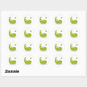 Sticker Rond Anniversaire de Chameleon (Feuille)