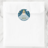 Sticker Rond Anniversaire de enfant d'aventure spatiale (Sac)