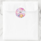 Sticker Rond Anniversaire de enfant Party Balloon Favor Fournit (Sac)