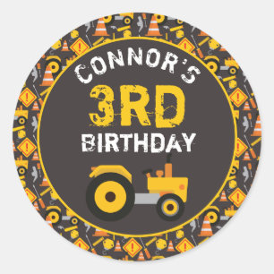 Sticker Rond Anniversaire de la construction