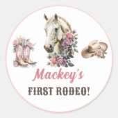 Sticker Rond Anniversaire de la Russie occidentale (Devant)