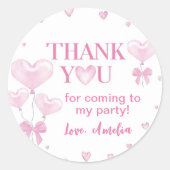 Sticker Rond Anniversaire de la Saint-Valentin (Devant)