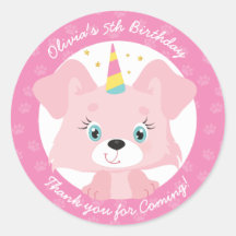 Anniversaire de la Unicorn Puppy