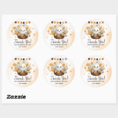 Sticker Rond Anniversaire de l'Halloween Ghost Cute (Feuille)