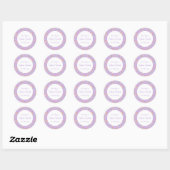 Sticker Rond Anniversaire de Mermaid (Feuille)