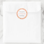 Sticker Rond Anniversaire de Sweet Peach (Sac)