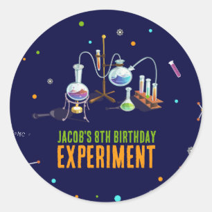 Sticker Rond Anniversaire des sciences
