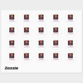 Sticker Rond Anniversaire Dirty 30 ajouter nom rose ajouter pho (Feuille)