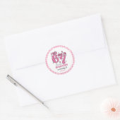 Sticker Rond Anniversaire drôle de 7 ans | Fête “J'avais 6 ans, (Enveloppe)