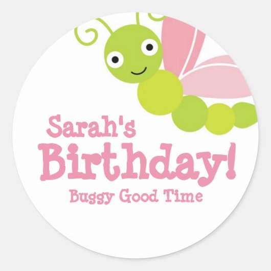 Sticker Rond Anniversaire du bogue (Devant)