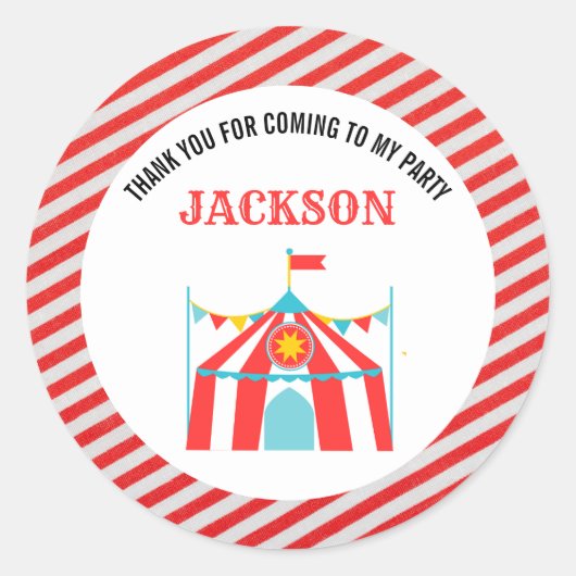 Sticker Rond Anniversaire du Carnaval (Devant)