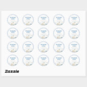 Sticker Rond Anniversaire du train Tchou Tchou  (Feuille)