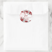 Sticker Rond Anniversaire Merci Ballons Favoriser (Sac)