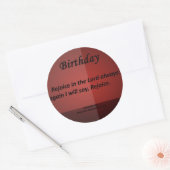 Sticker Rond Anniversaire Philippiens 4-4 (Enveloppe)