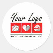 Sticker Rond Anniversaire Présenté Pour Lui Cadeau Personnalisé (Devant)