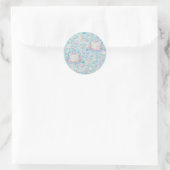 Sticker Rond Anniversaire sous la mer (Sac)
