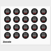 Sticker Rond Annonce De Grossesse De 2025 (Feuille)