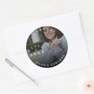 Sticker Rond Annonce de remise des diplômes de la promotion ado