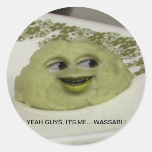 Sticker Rond Annoying Wassabi