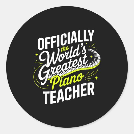 Sticker Rond Ano Art For Men Women Anist Ano Teacher Ano Player (Devant)