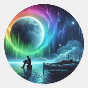 Sticker rond anonyme