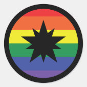 Sticker Rond Ansteorra Pride (Devant)
