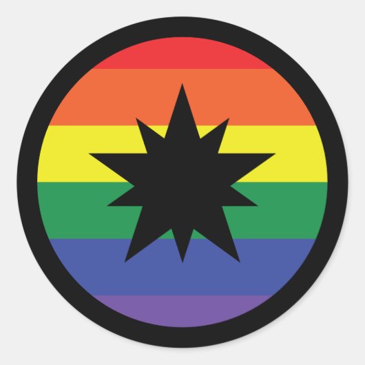 Sticker Rond Ansteorra Pride (Devant)