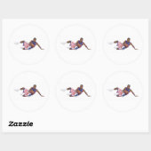 Sticker Rond Ant Atkinson (Feuille)