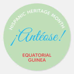 Sticker Rond Antéose ! GUINÉE ÉQUATORIALE